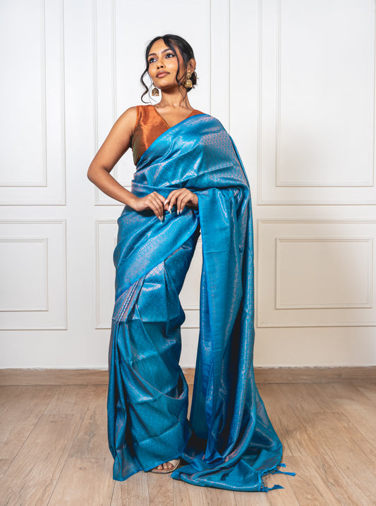 Kubera Silk Golden Splendor: Rich Sarees for Regal Occasions