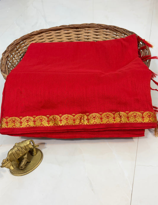 Kanchi Cotton Saree-Heritage in Cotton Threads