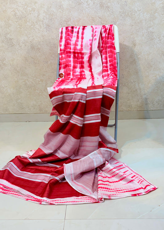 Shibori Print Mul Cotton Sarees – Art in Every Fold
