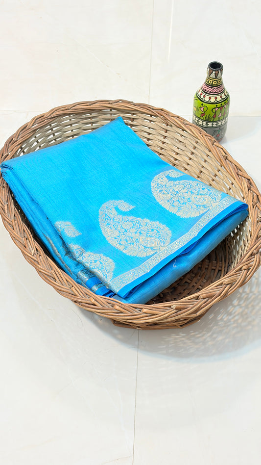 Raw Silk with Mango (Koyari) Border