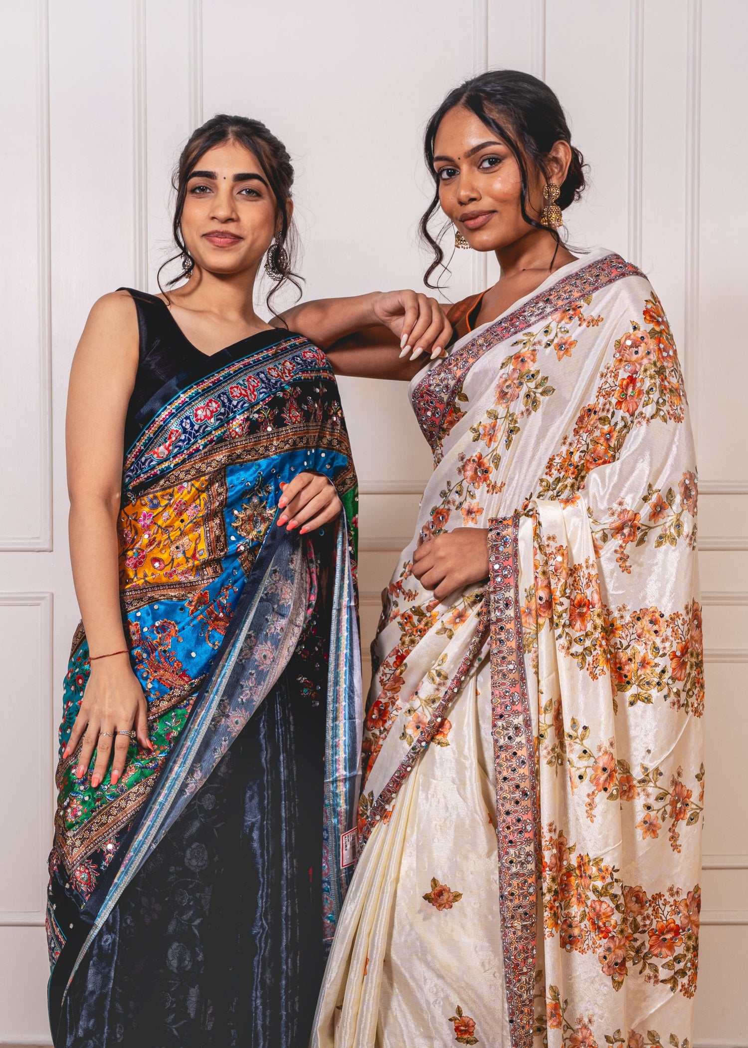 Mirror Work Sarees | Navratri Sparkles| Flat 10% Discount