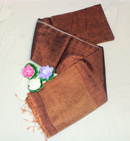 Tissue Khadi Saree for Festive Flair