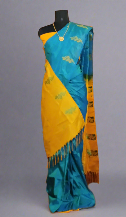 Banana Pith Sarees  With Big Motifs- Eco-luxury in every drape