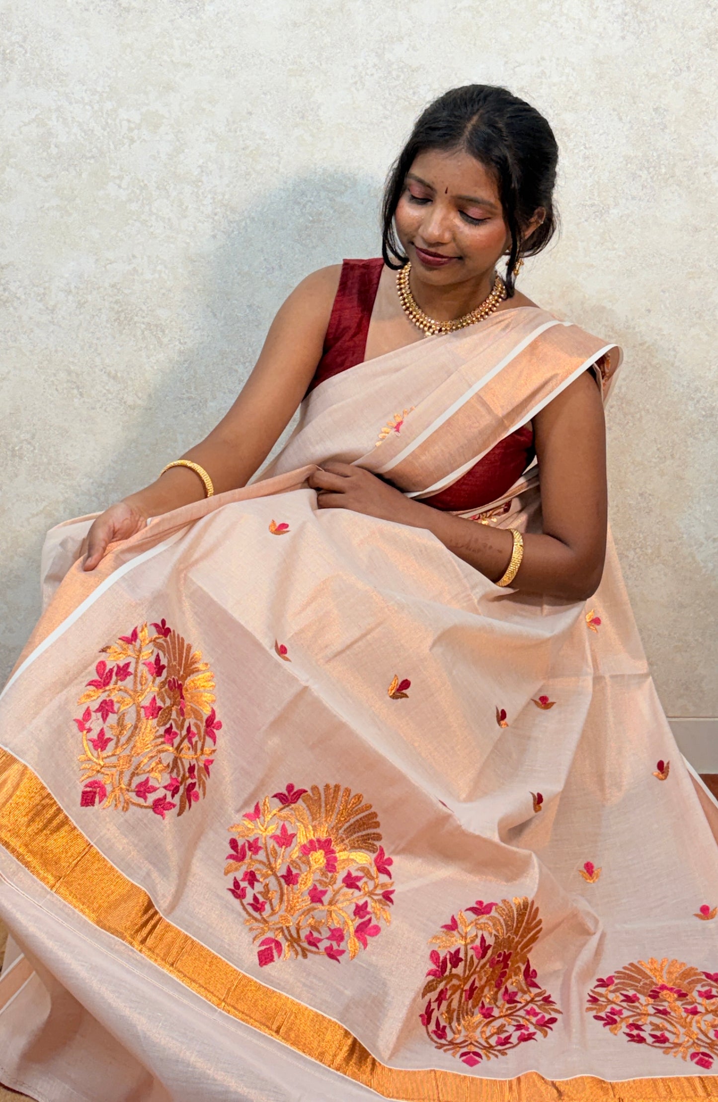 Kerala Kasavu Sarees – Timeless Tradition