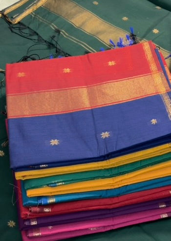 Maheshwari Karnphule Saree – Graceful Weaves in Cotton Silk