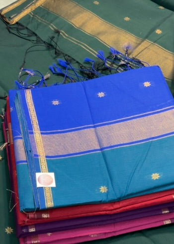 Maheshwari Karnphule Saree – Graceful Weaves in Cotton Silk