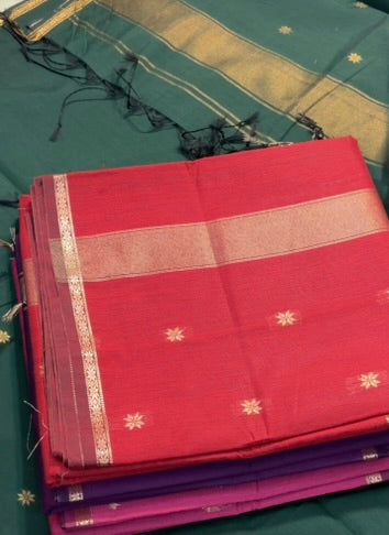 Maheshwari Karnphule Saree – Graceful Weaves in Cotton Silk