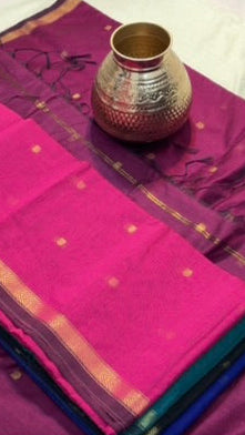 Lightweight Maheshwari with Arrow motifs for Work & Festive Grace.