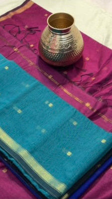 Lightweight Maheshwari with Arrow motifs for Work & Festive Grace.