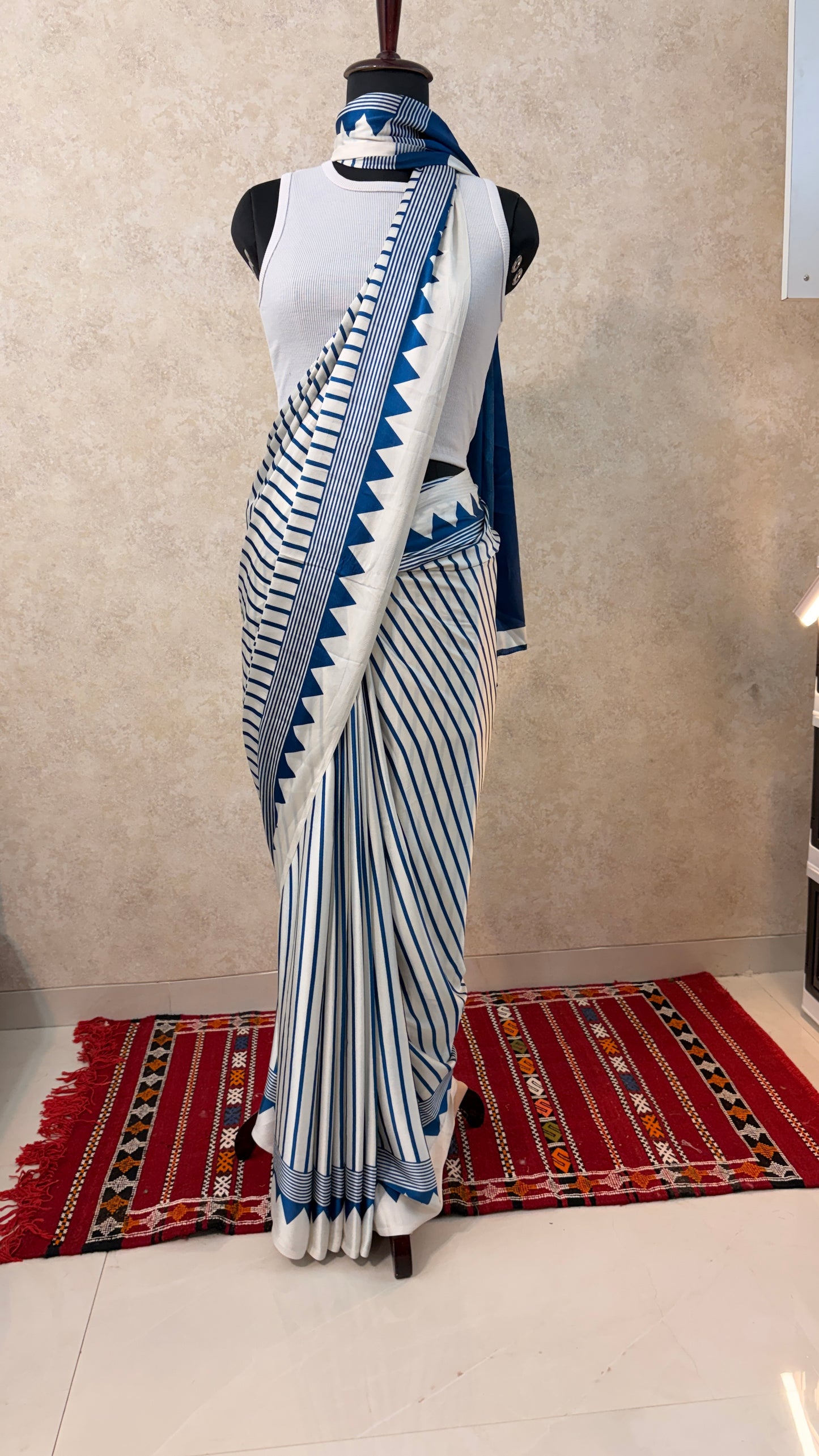 Modal Semi Silk White- Ready-to-Wear Comfort with Luxe Style