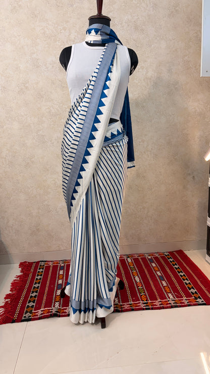 Modal Semi Silk White- Ready-to-Wear Comfort with Luxe Style