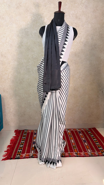 Modal Semi Silk White- Ready-to-Wear Comfort with Luxe Style