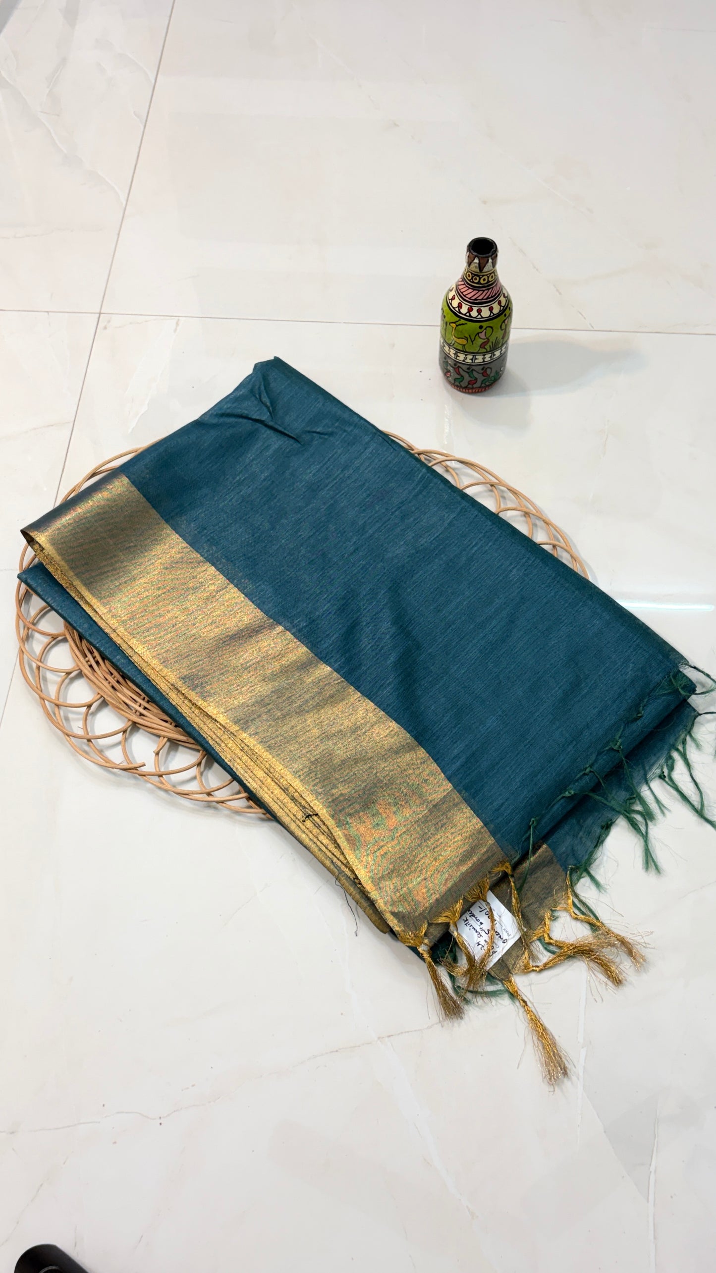 Bhagalpuri Semi Silk Saree : Grace in Simplicity