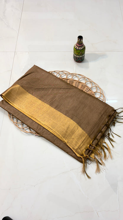 Bhagalpuri Semi Silk Saree : Grace in Simplicity
