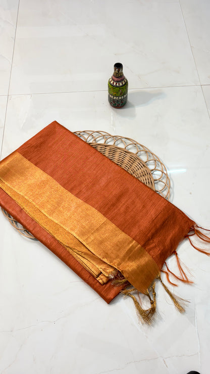 Bhagalpuri Semi Silk Saree : Grace in Simplicity