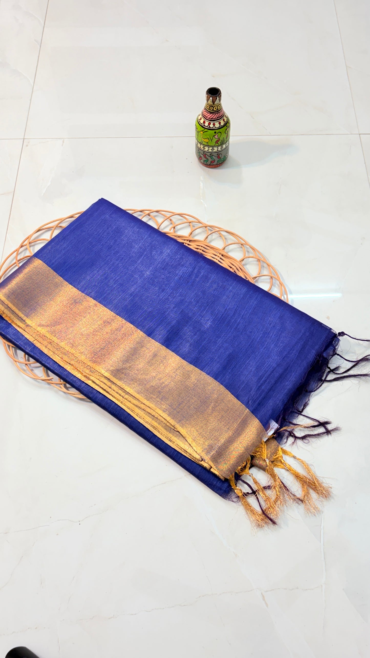 Bhagalpuri Semi Silk Saree : Grace in Simplicity