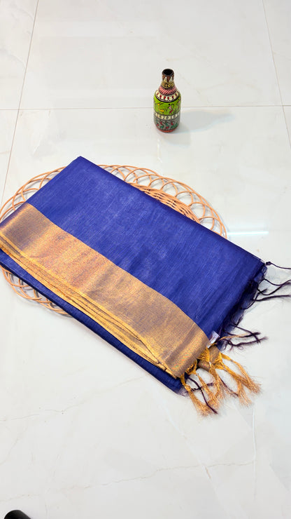 Bhagalpuri Semi Silk Saree : Grace in Simplicity