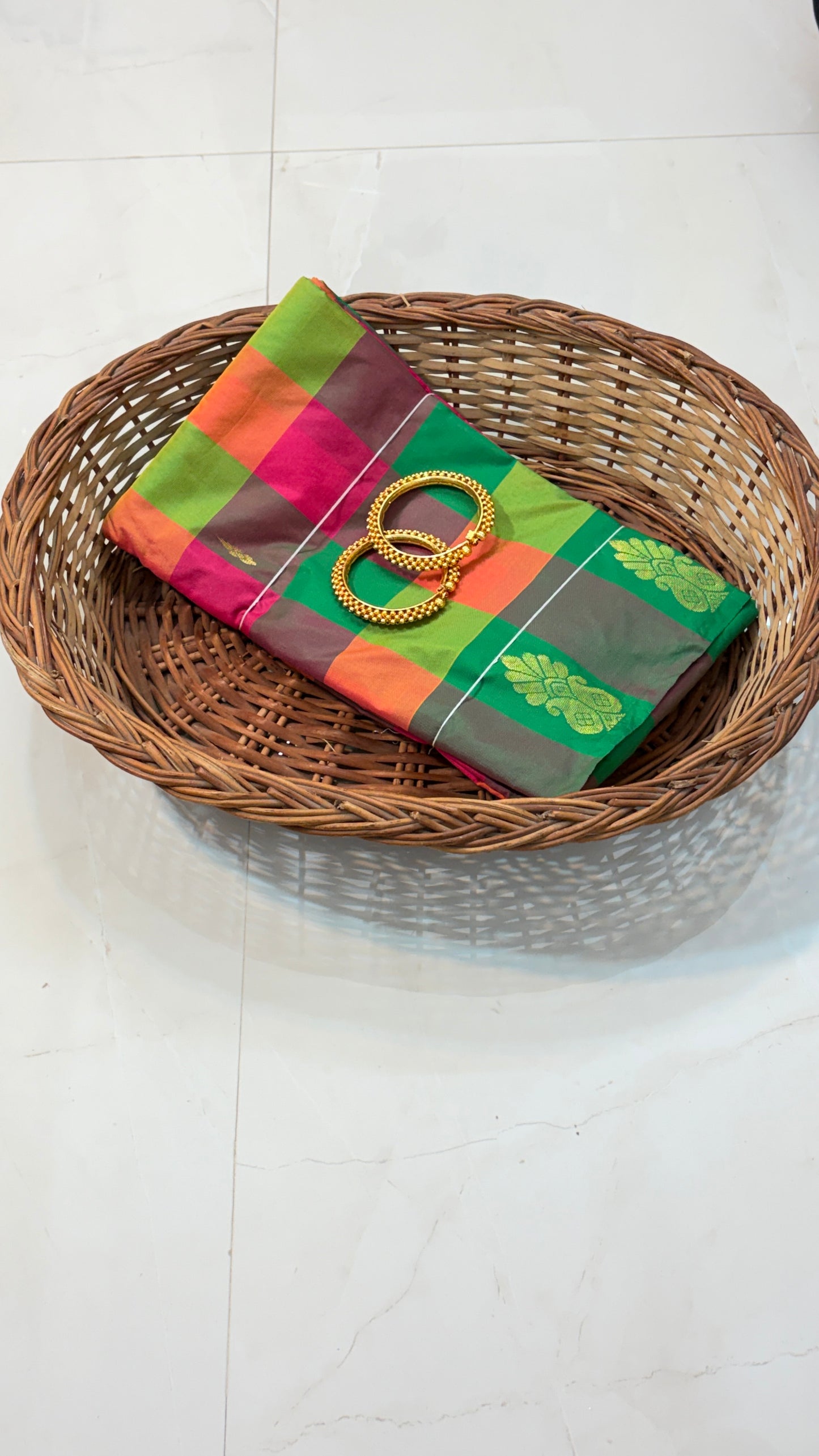Madras Checks Soft Silk Sarees