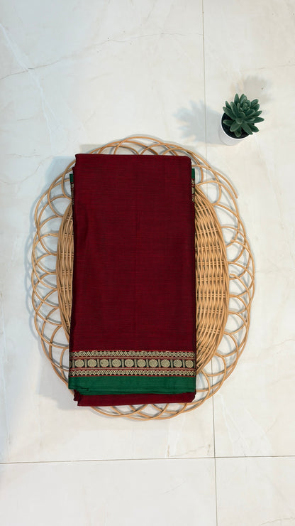 Rudraksh Border sarees