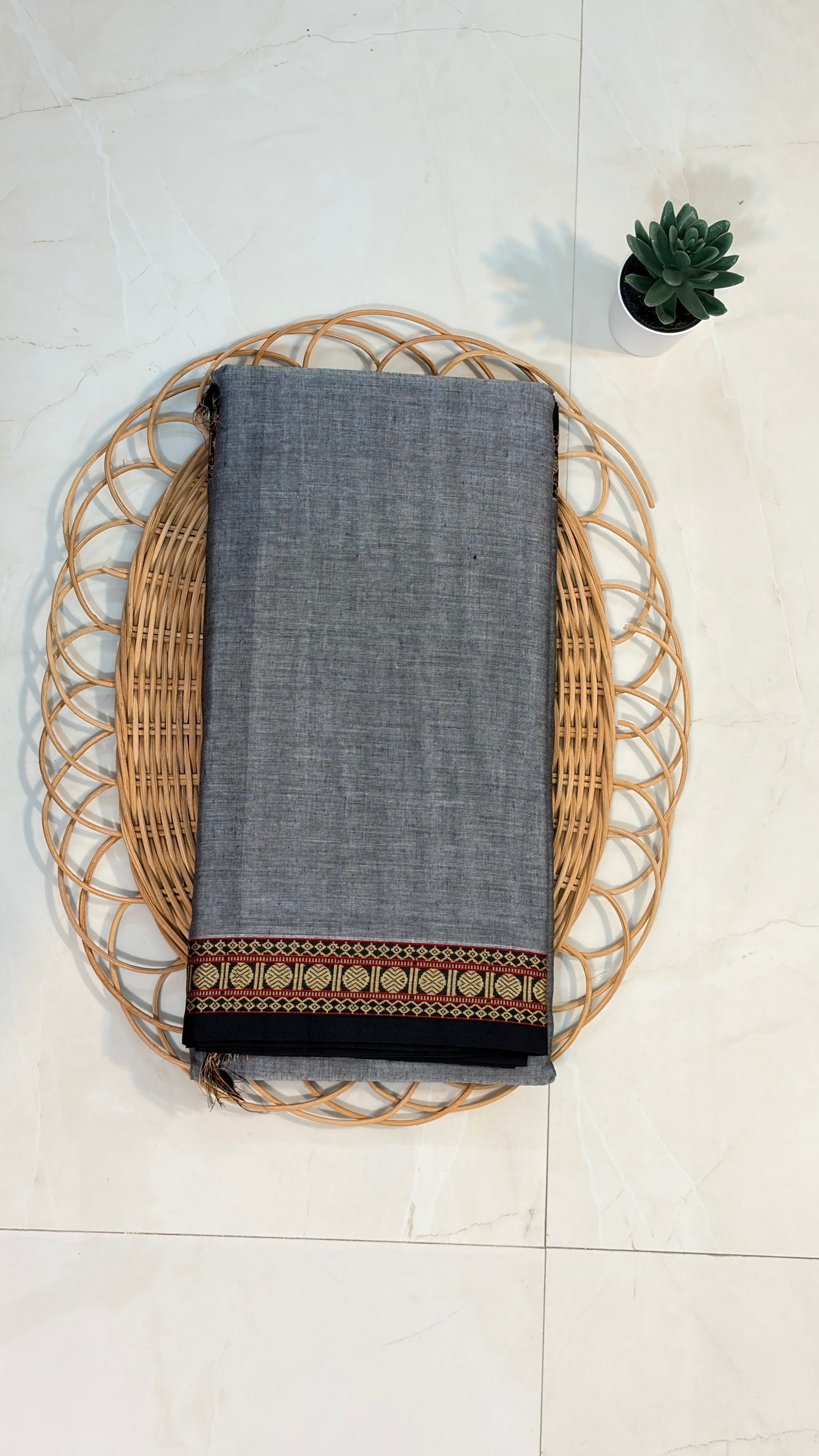 Rudraksh Border sarees
