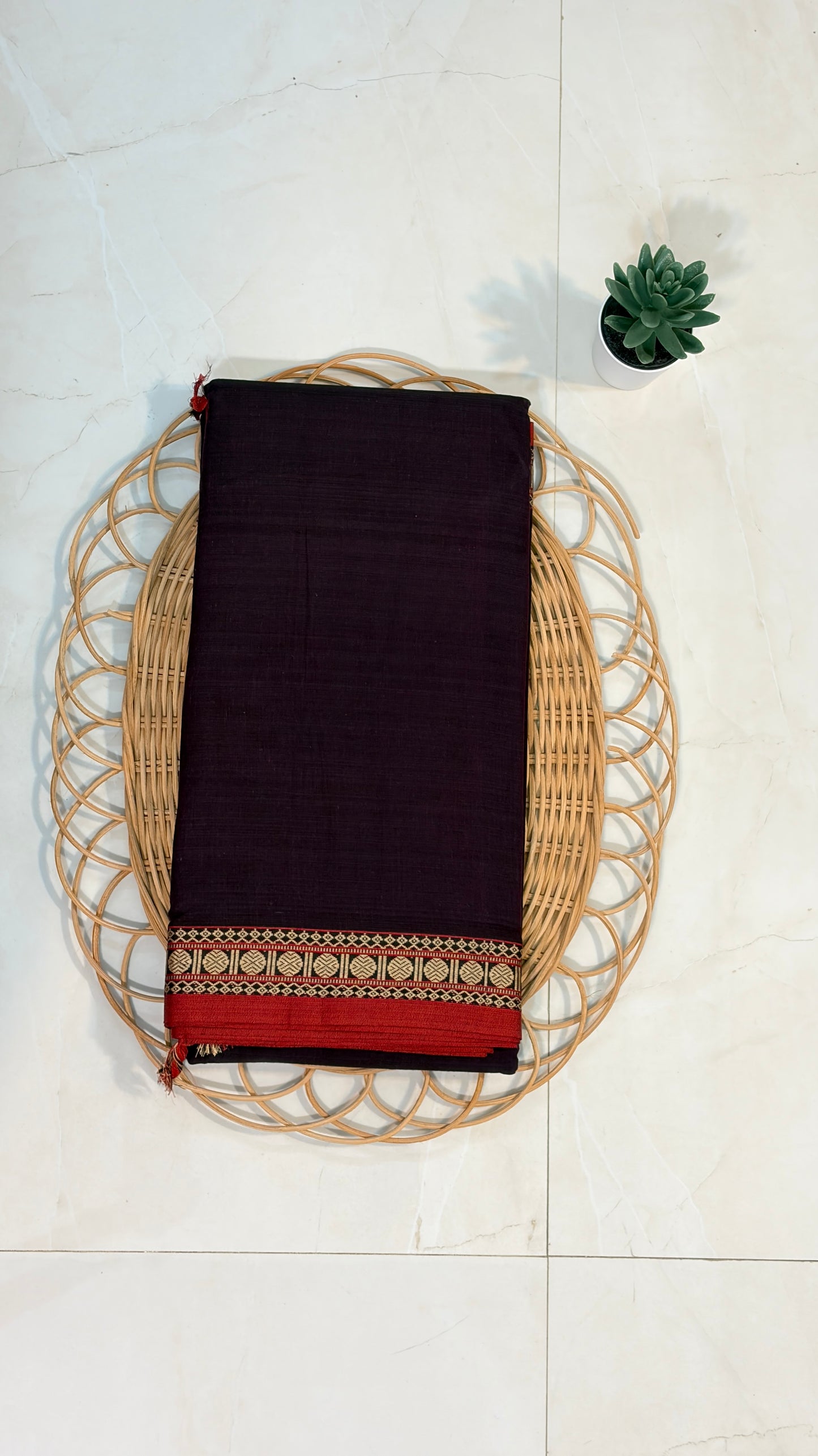 Rudraksh Border sarees