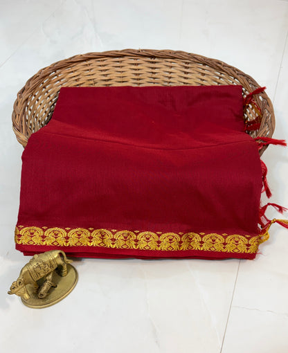Kanchi Cotton Saree-Heritage in Cotton Threads