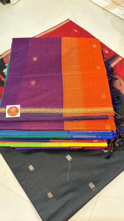 Maheshwari Karnphule Saree – Graceful Weaves in Cotton Silk