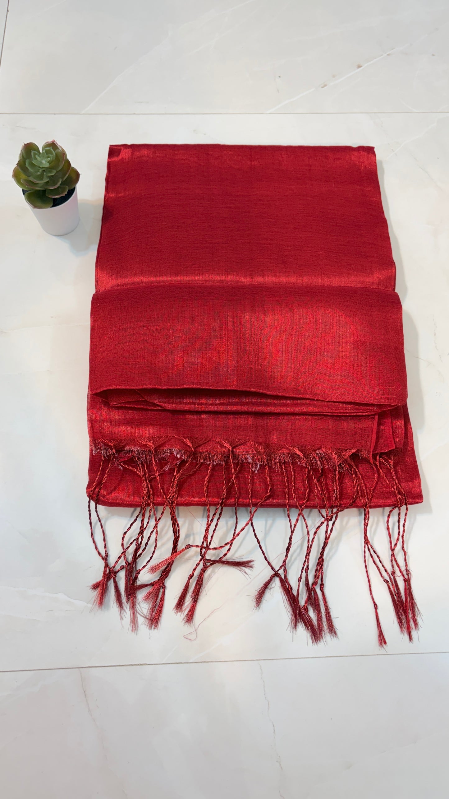 Peacock Green Tissue silk saree