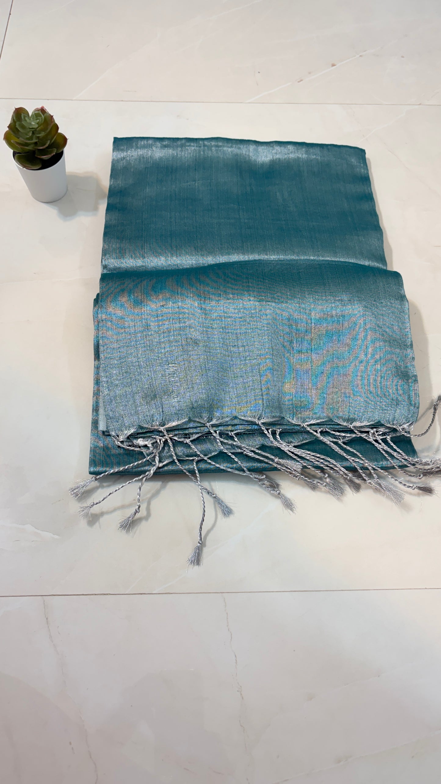 Plain Tissue Saree for Modern Moods