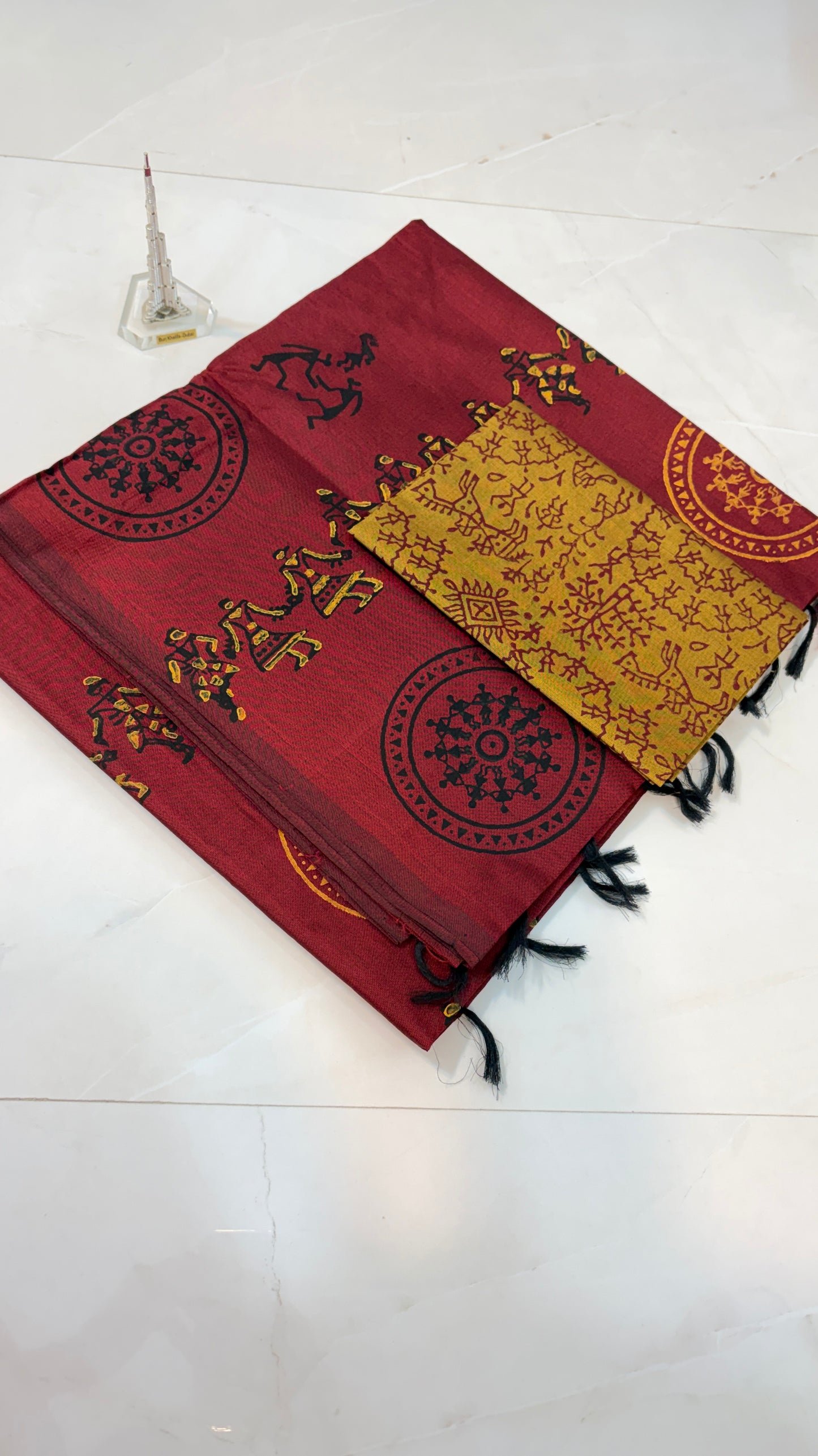 Cotton Silk Saree with Timeless Block Prints