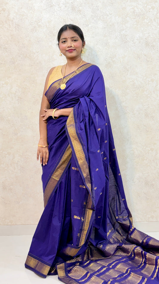 Kalyani Cotton Saree  : Comfort Golden grace