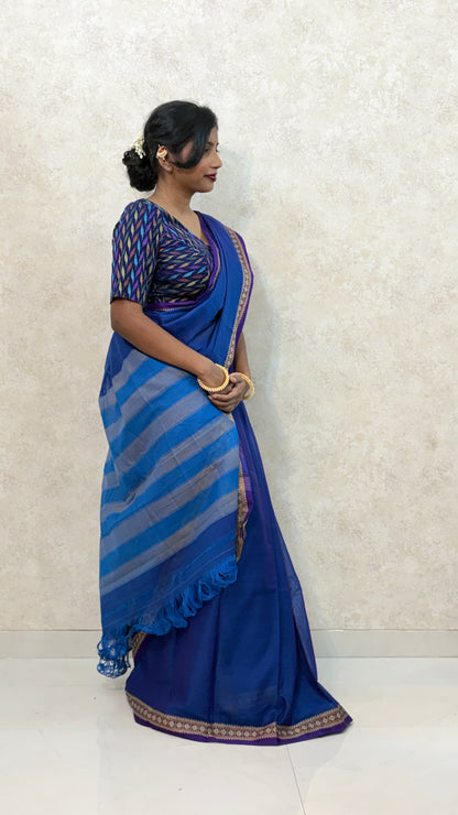 Rudraksh Border sarees