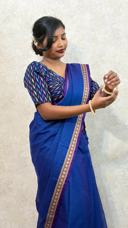 Rudraksh Border sarees