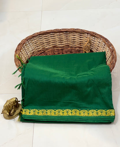 Kanchi Cotton Saree-Heritage in Cotton Threads