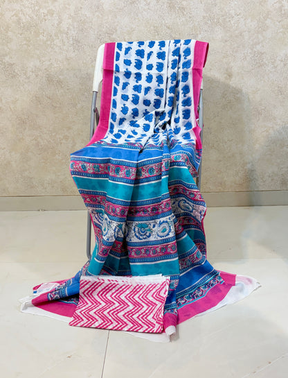 Mul Cotton with Quirky Twist : Saree with Gen z vibe