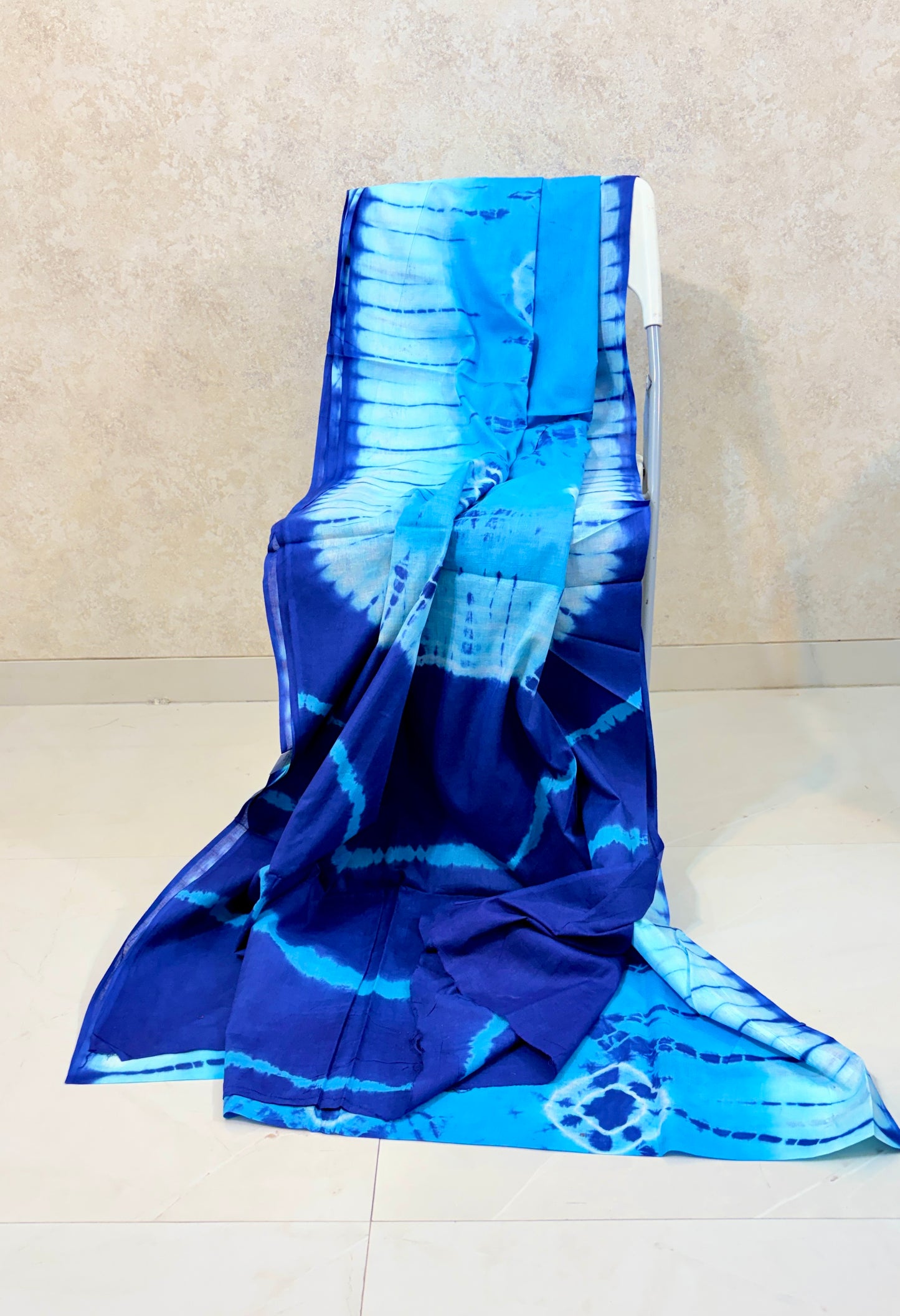 Shibori Print Mul Cotton Sarees – Art in Every Fold