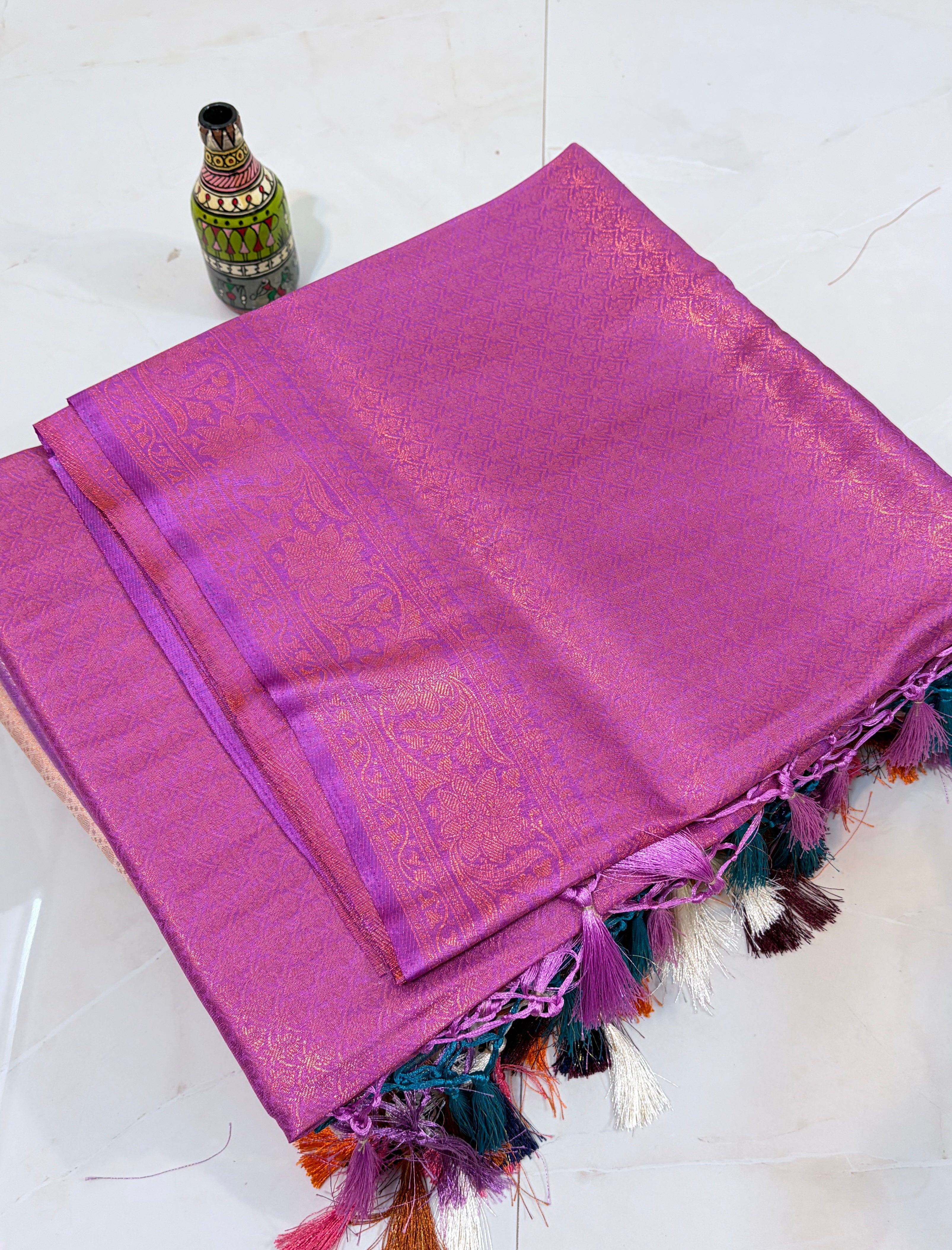 Kubera Silk Golden Splendor: Rich Sarees for Regal Occasions