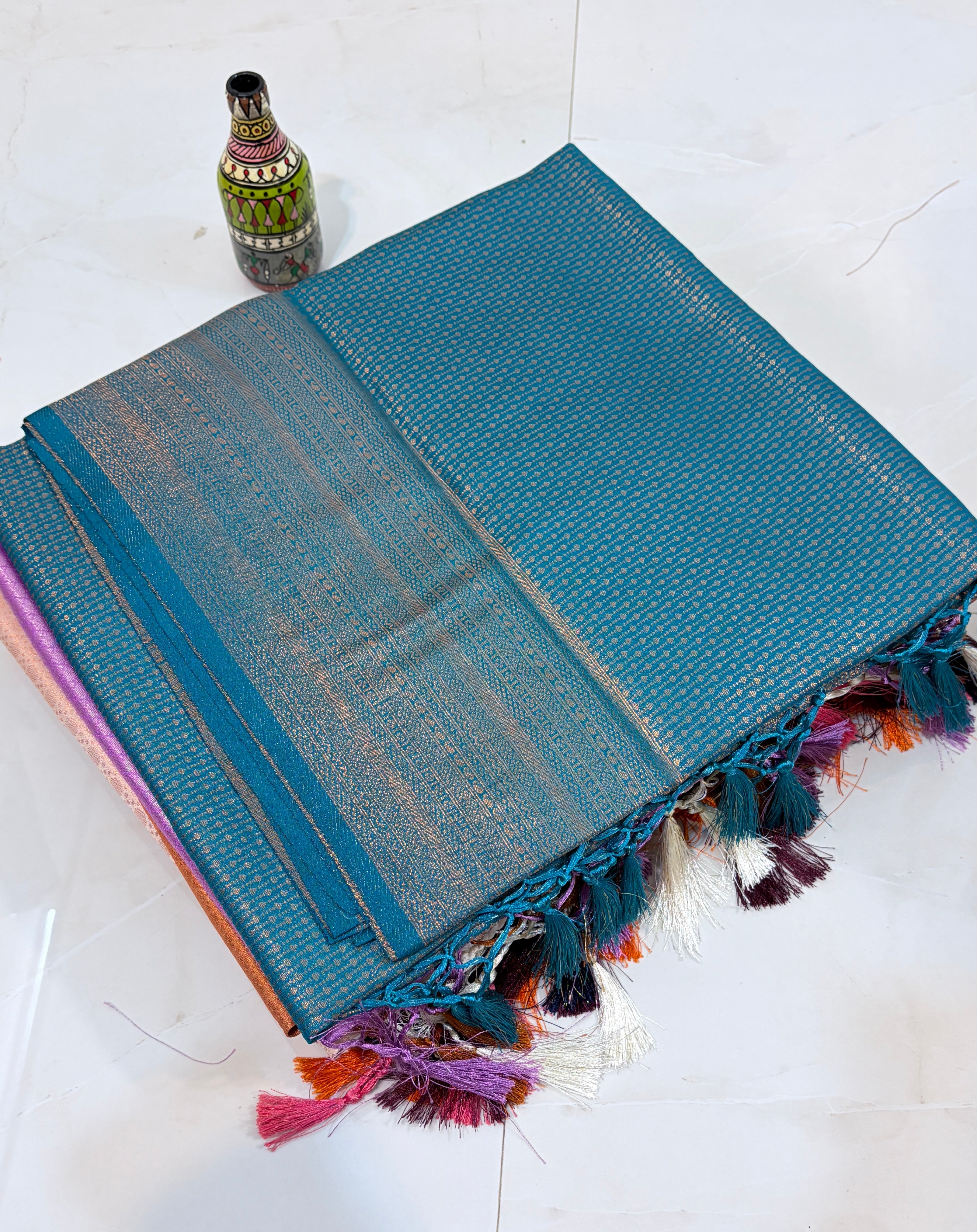 Kubera Silk Golden Splendor: Rich Sarees for Regal Occasions