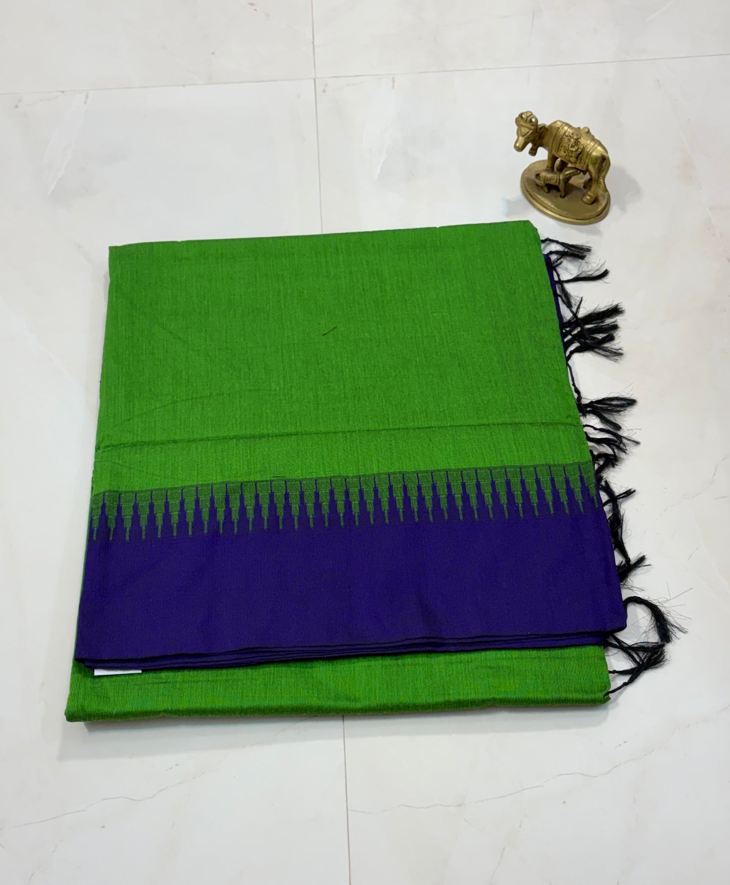 Temple borders, timeless grace – Kalyani Cotton Silk
