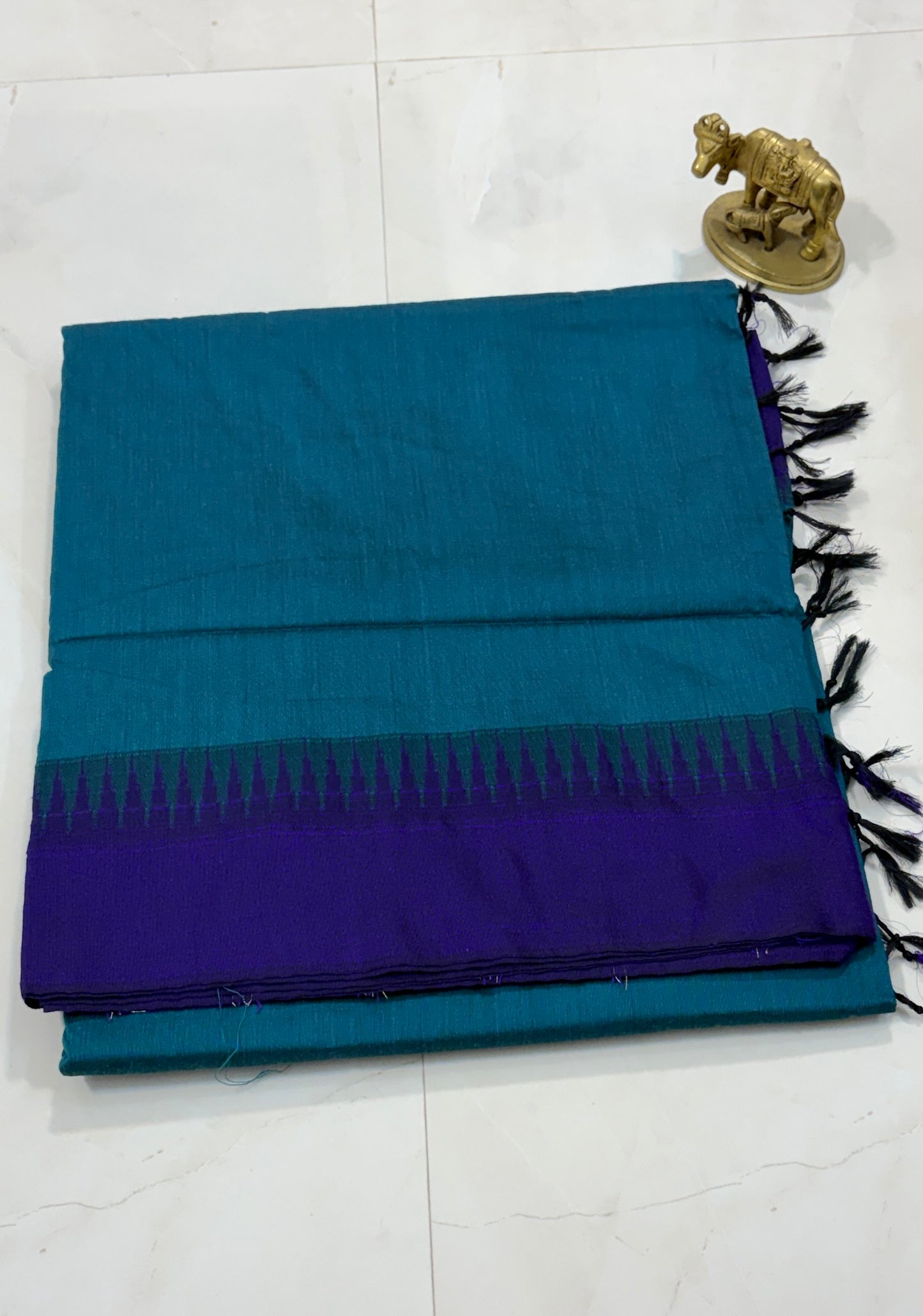 Temple borders, timeless grace – Kalyani Cotton Silk
