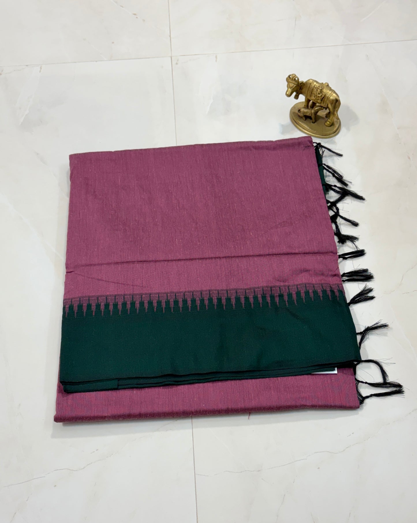 Temple borders, timeless grace – Kalyani Cotton Silk