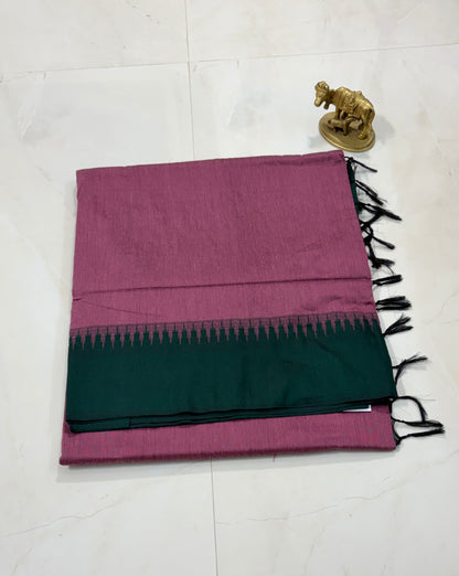 Temple borders, timeless grace – Kalyani Cotton Silk