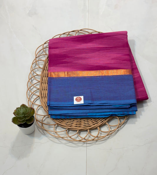 Ikkat saree Impressions – Cotton Comfort with Contrast Charm