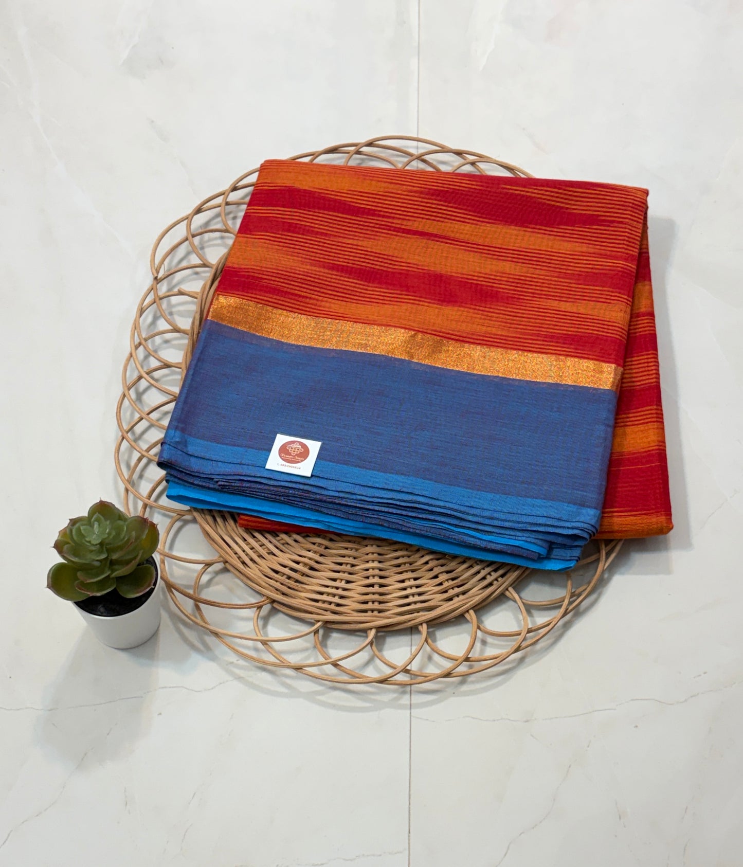 Ikkat saree Impressions – Cotton Comfort with Contrast Charm