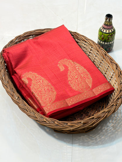 Raw Silk with Mango (Koyari) Border