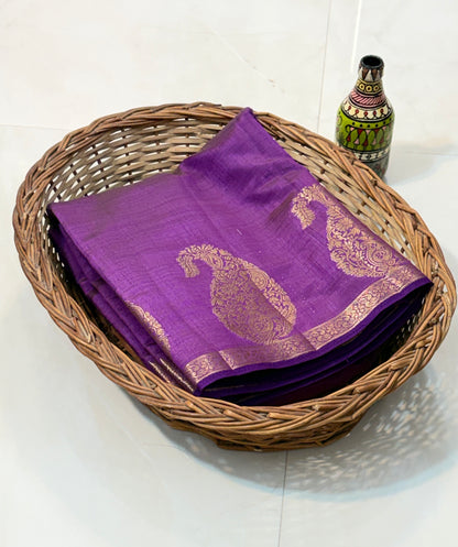 Raw Silk with Mango (Koyari) Border