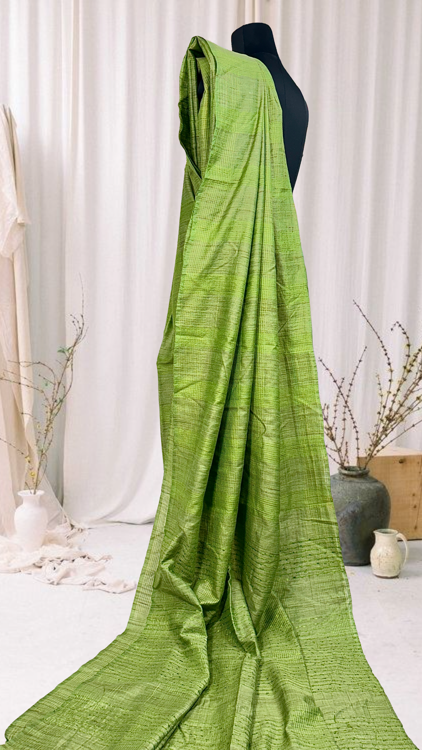 Bamboo Silk sare-Checks edition