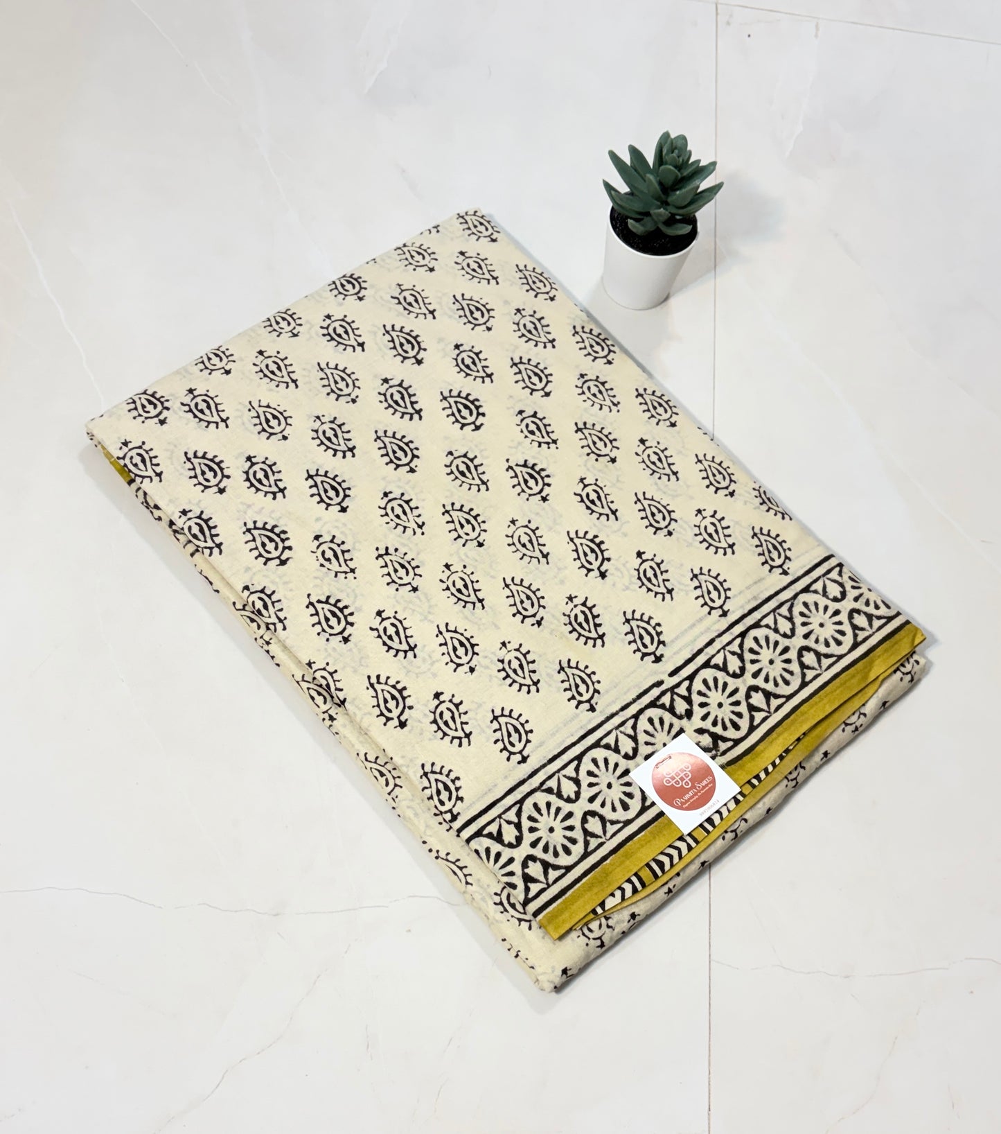 Earthy Elegance: Bagru in Mul Cotton sarees