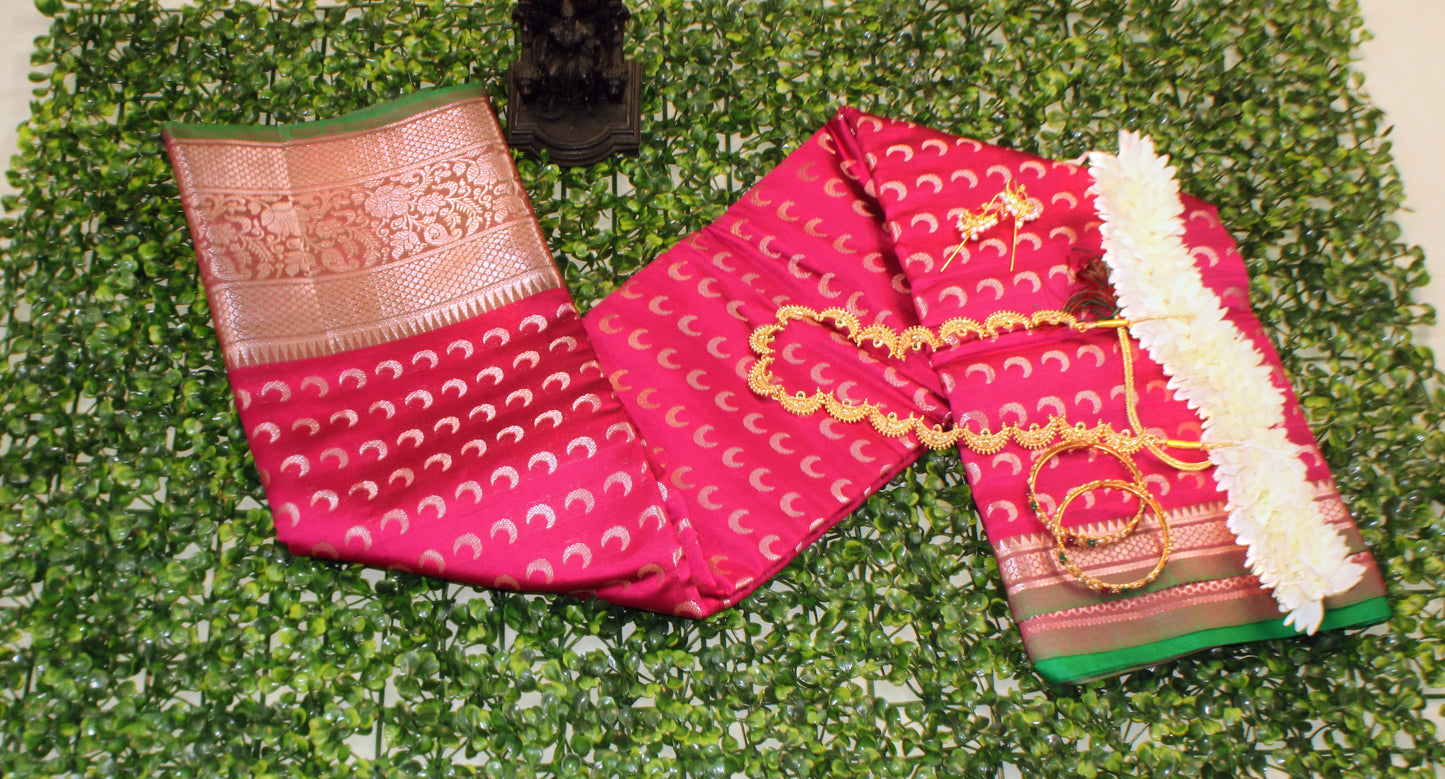 Chandrakor Butta weaves : Grace in Every Crescent