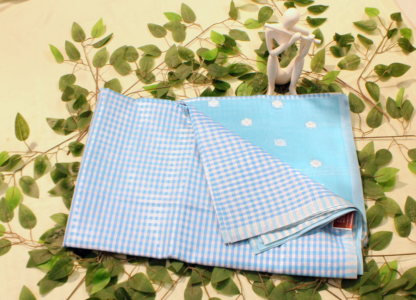 Starry Checks And Silver Hues  - Nanyantara Inspired looks